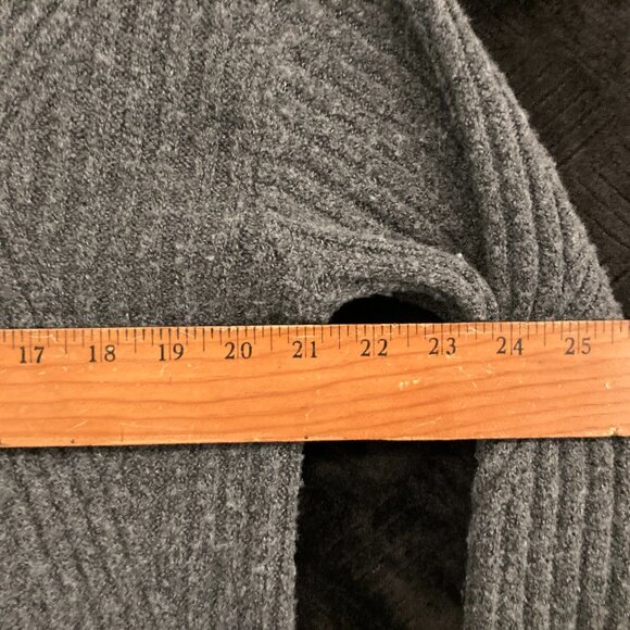 Women's Size M Simply Vera Vera Wang Directional Rib Pullover Sweater Gray NEW - Picture 14 of 16